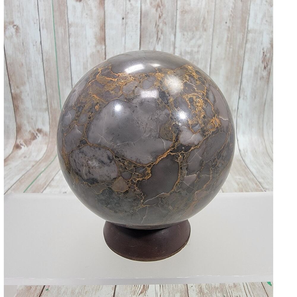 Natural Polished Nuwa Stone 3-3/4" Crystal Sphere Madagascar